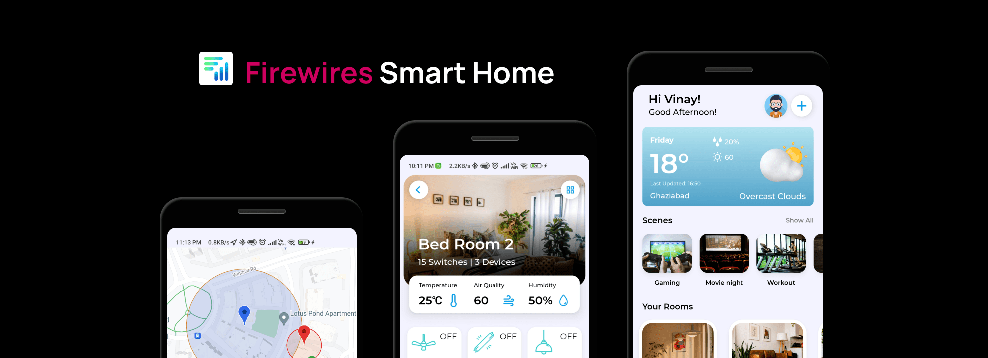 firewires smart home app hero image